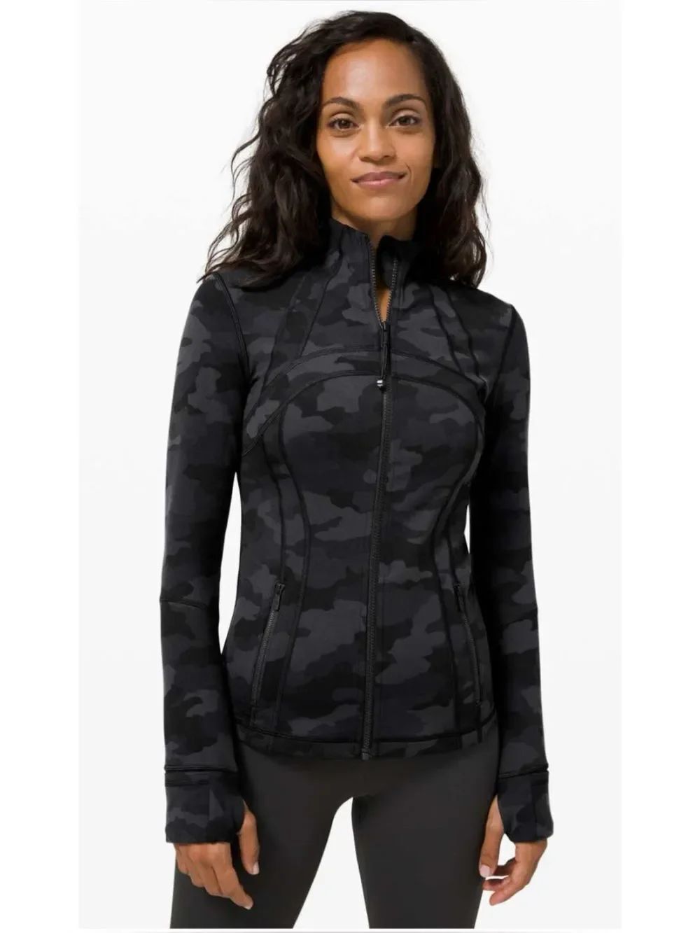 Lululemon Define Jacket Heritage 365 Camo Deep Coal Multi Size 2~ Excellent